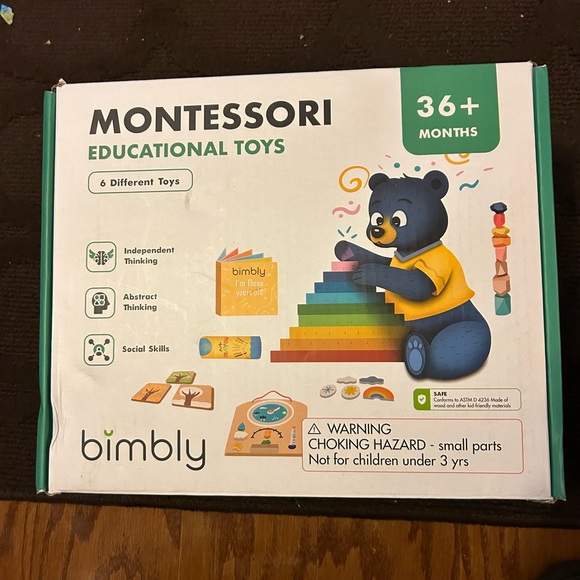 EarlyLearningToyBundle6in1 Box EducationalMontessoriPlaySetWooden Toddler🧒🏻Toy - Picture 2 of 10